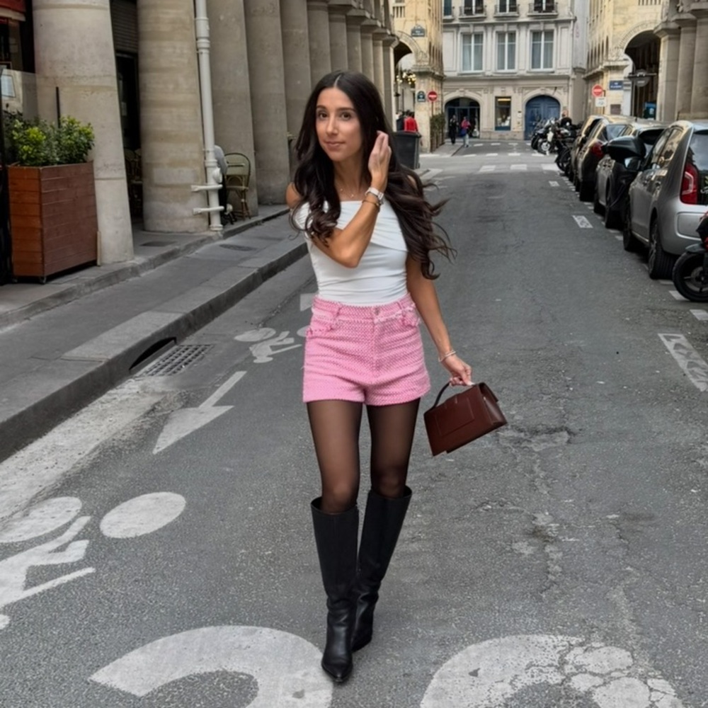 Zara Pink Mini Shorts